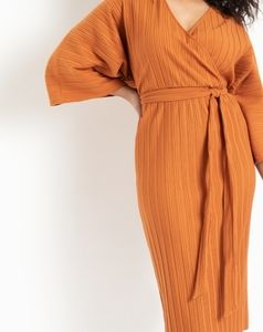 Eloquii pleated wrap dress Size 22